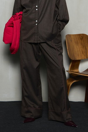 メゾンスペシャル/MAISON SPECIALのSaxony Pants/サキソニーパンツ(110600/110601)