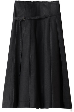 メゾンスペシャル/MAISON SPECIALのfaux Leather Midi-length Skirt/フェイクレザーミモレスカート(110700/110703)