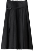 faux Leather Midi-length Skirt/フェイクレザーミモレスカート
