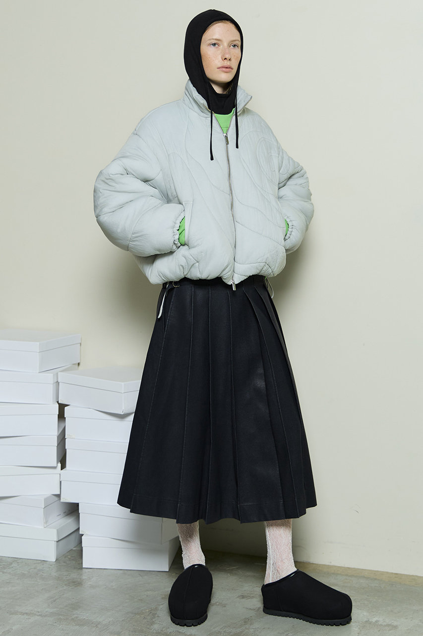 MAISON SPECIAL(メゾンスペシャル)｜faux Leather Midi-length Skirt