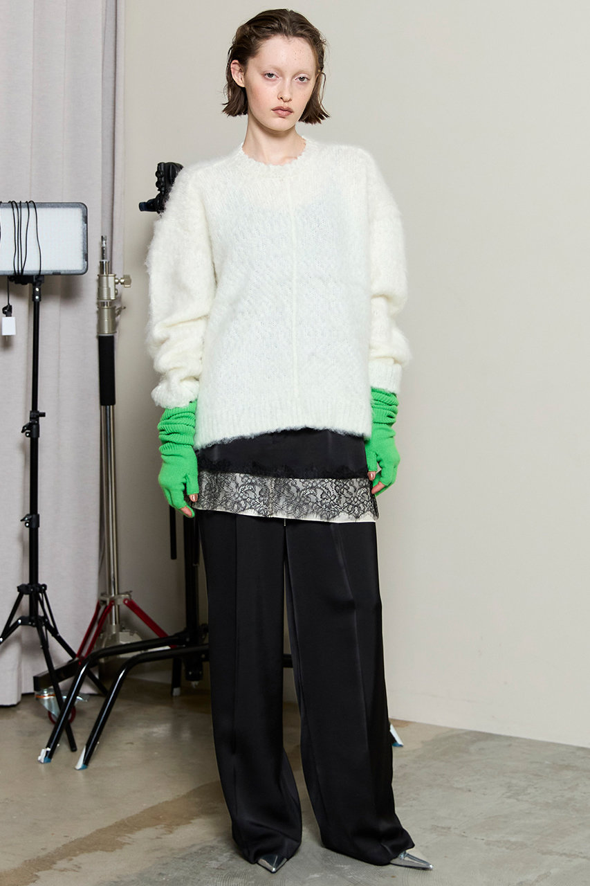 MAISON SPECIAL(メゾンスペシャル)｜Satin Skirt Pants/サテンスカート