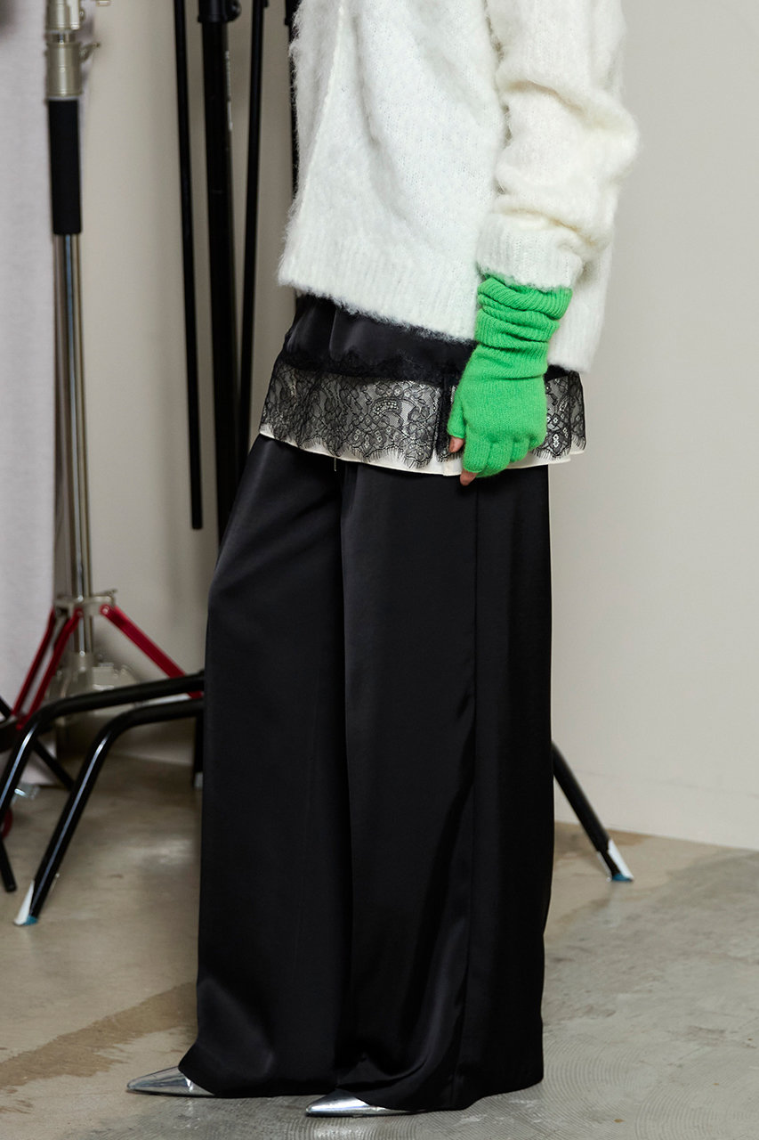 MAISON SPECIAL(メゾンスペシャル)｜Satin Skirt Pants/サテンスカート