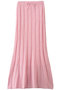 Random Rib Knit Flared Skirt/ランダムリブニットフレアスカート メゾンスペシャル/MAISON SPECIAL PNK(ピンク)