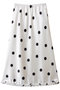 Dot Frill Midi-length Skirt/ドットフリルミモレスカート メゾンスペシャル/MAISON SPECIAL WHT(ホワイト)