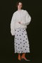Dot Frill Midi-length Skirt/ドットフリルミモレスカート メゾンスペシャル/MAISON SPECIAL