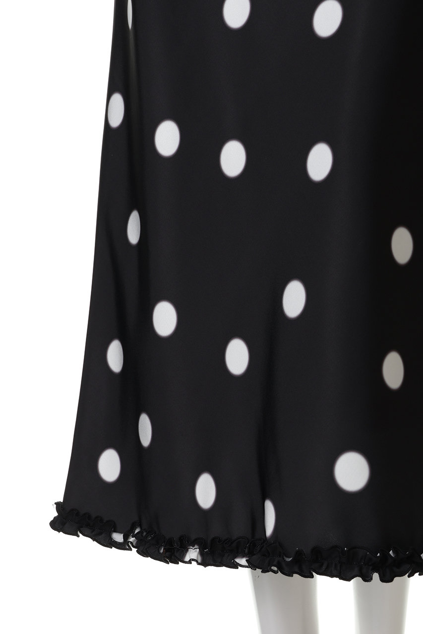 MAISON SPECIAL(メゾンスペシャル)｜Dot Frill Midi-length Skirt