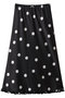 Dot Frill Midi-length Skirt/ドットフリルミモレスカート メゾンスペシャル/MAISON SPECIAL BLK(ブラック)