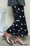 Dot Frill Midi-length Skirt/ドットフリルミモレスカート メゾンスペシャル/MAISON SPECIAL