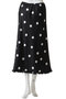 Dot Frill Midi-length Skirt/ドットフリルミモレスカート メゾンスペシャル/MAISON SPECIAL