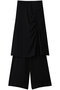 Angle Wool Skirt Pants/アングルウールスカートパンツ メゾンスペシャル/MAISON SPECIAL BLK(ブラック)