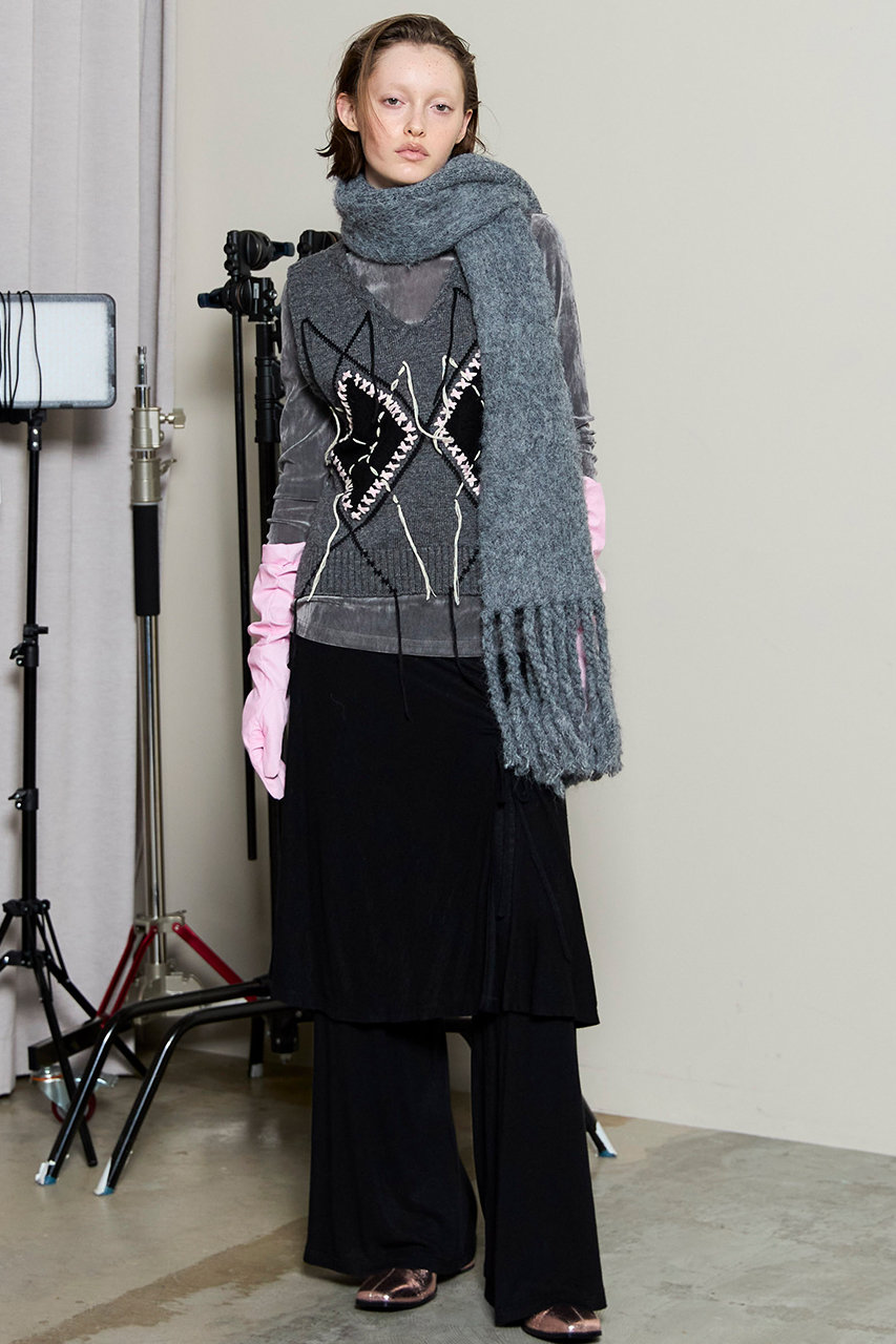 MAISON SPECIAL(メゾンスペシャル)｜Angle Wool Skirt Pants/アングル