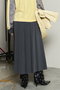 Asymmetry Tucked Midi Skirt/アシンメトリータックミモレスカート メゾンスペシャル/MAISON SPECIAL