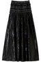 Metallic Flare Skirt/メタリックフレアスカート メゾンスペシャル/MAISON SPECIAL BLK(ブラック)