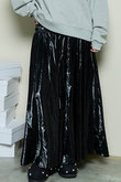 Metallic Flare Skirt/メタリックフレアスカート