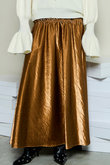 Metallic Flare Skirt/メタリックフレアスカート
