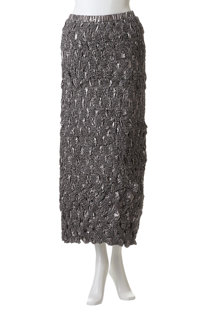 MAISON SPECIAL(メゾンスペシャル)｜Metallic Shirring Skirt
