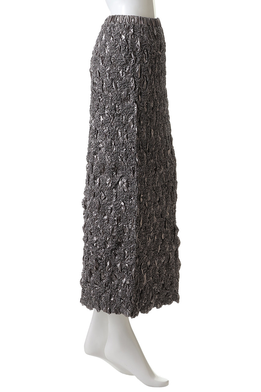 MAISON SPECIAL(メゾンスペシャル)｜Metallic Shirring Skirt