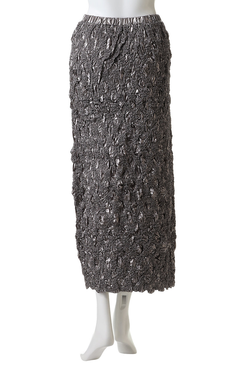 MAISON SPECIAL(メゾンスペシャル)｜Metallic Shirring Skirt