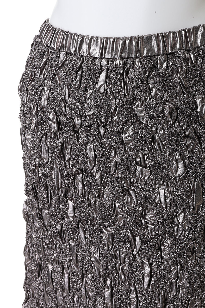 MAISON SPECIAL(メゾンスペシャル)｜Metallic Shirring Skirt