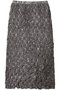 Metallic Shirring Skirt/メタリックシャーリングスカート メゾンスペシャル/MAISON SPECIAL SLV(シルバー)