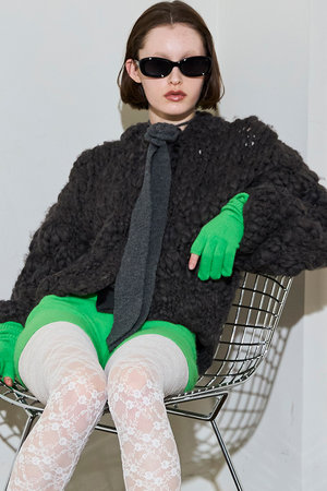 メゾンスペシャル/MAISON SPECIALのFlower Knit Tie/フラワーニットタイ(149900/149999)