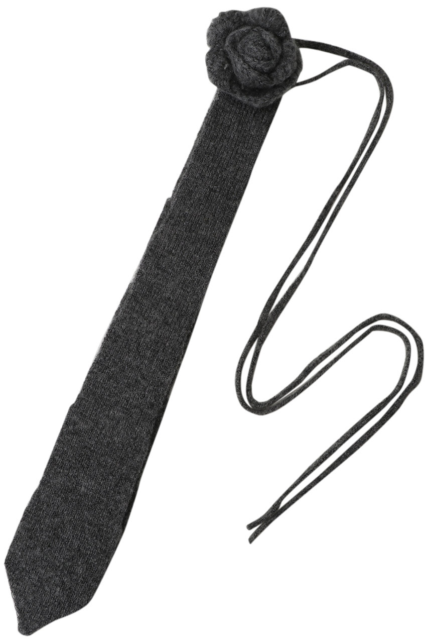 メゾンスペシャル/MAISON SPECIALのFlower Knit Tie/フラワーニットタイ(GRY(グレー)/21252665201)