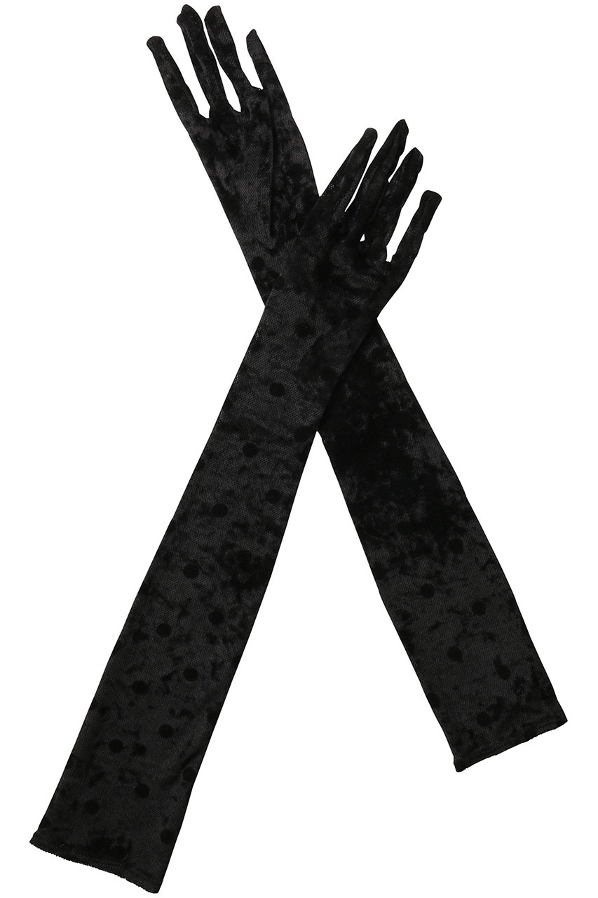 メゾンスペシャル/MAISON SPECIALのVelour Gloves/ベロアグローブ(BLK(ブラック)/21252665203)