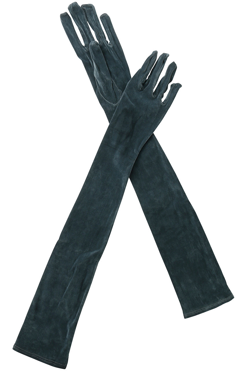 メゾンスペシャル/MAISON SPECIALのVelour Gloves/ベロアグローブ(GRN(グリーン)/21252665203)