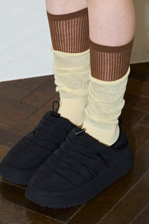 メゾンスペシャル/MAISON SPECIALのLayered Socks/レイヤードソックス(140700/140701)