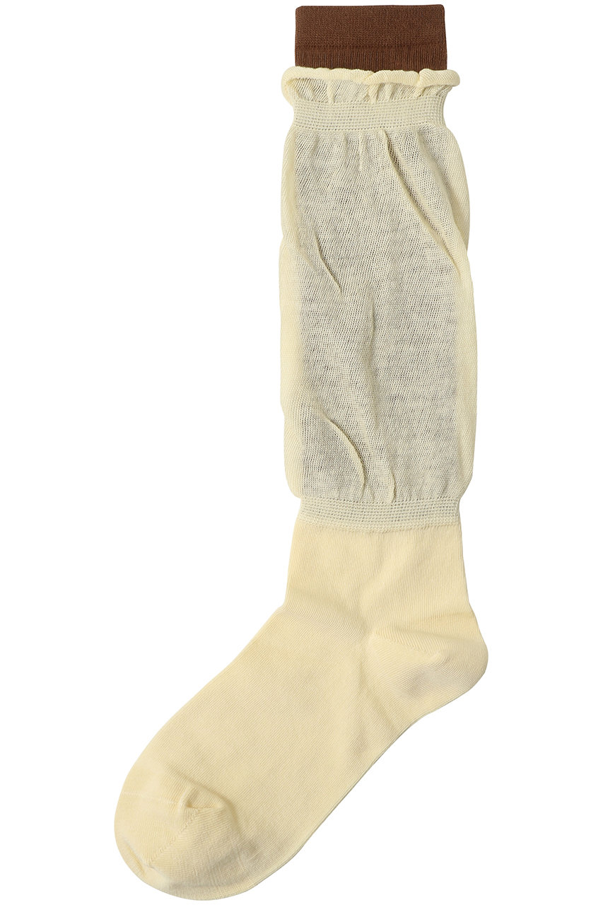 メゾンスペシャル/MAISON SPECIALのLayered Socks/レイヤードソックス(YEL(イエロー)/21252665303)