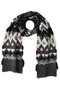 Mokemoke Argyle Muffler/モケモケアーガイルマフラー メゾンスペシャル/MAISON SPECIAL GRY(グレー)