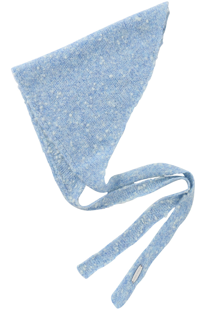 メゾンスペシャル/MAISON SPECIALのSlub Knit Babushka/スラブニットバブーシュカ(BLU(ブルー)/21252665702)