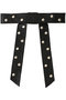 Leather Ribbon barrette/レザーバレッタ メゾンスペシャル/MAISON SPECIAL BLK(ブラック)