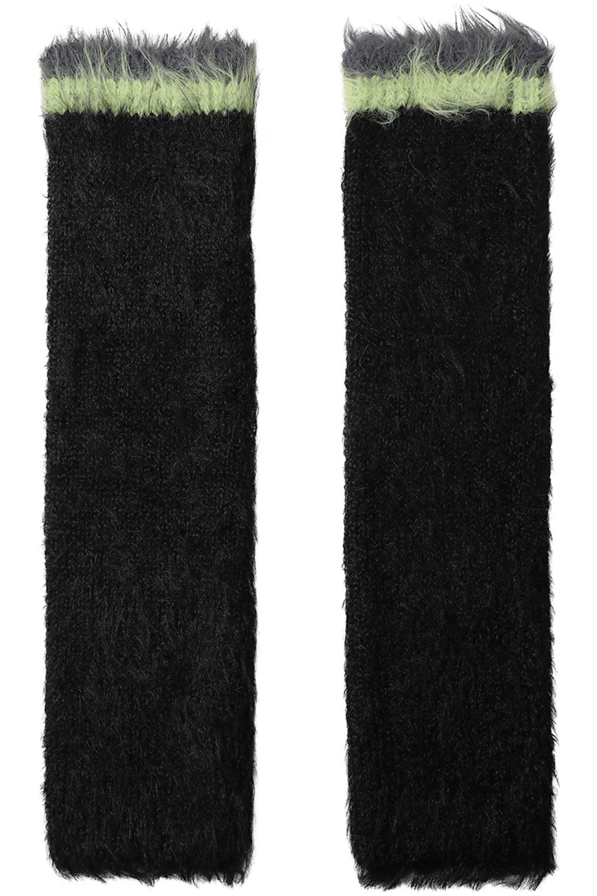 メゾンスペシャル/MAISON SPECIALのFeather Leg Warmers/フェザーレッグウォーマー(BLK(ブラック)/21252665804)