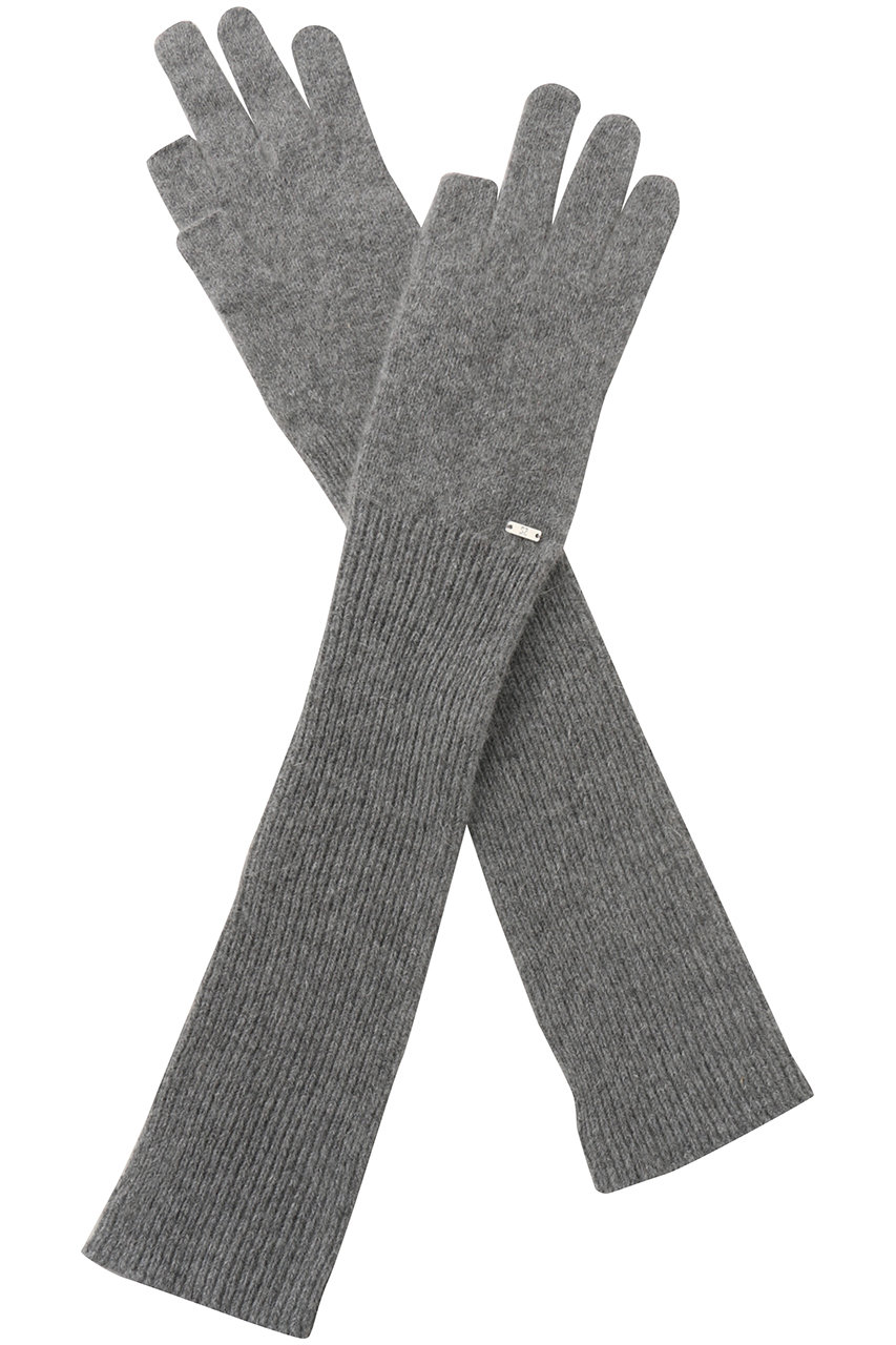 メゾンスペシャル/MAISON SPECIALのFox Blend Knit Gloves/フォックスブレンドニットグローブ(GRY(グレー)/21252666004)