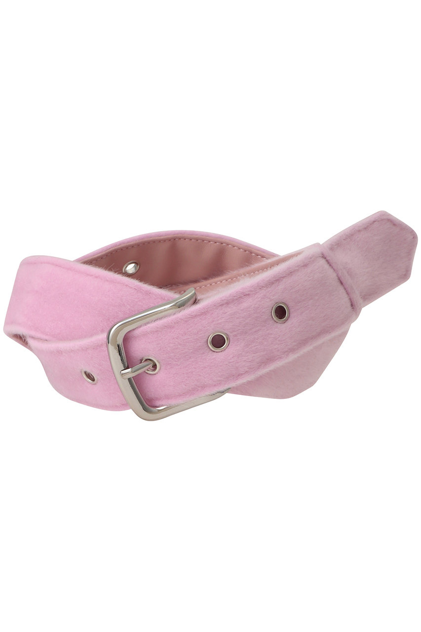 メゾンスペシャル/MAISON SPECIALのMulti Fur Belt/マルチファーベルト(PNK(ピンク)/21252665705)