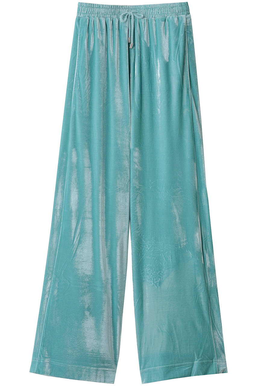 メゾンスペシャル/MAISON SPECIALのMulti Fabric Velour Easy Pants/マルチファブリックベロアイージーパンツ(BLU(ブルー)/21252465218)