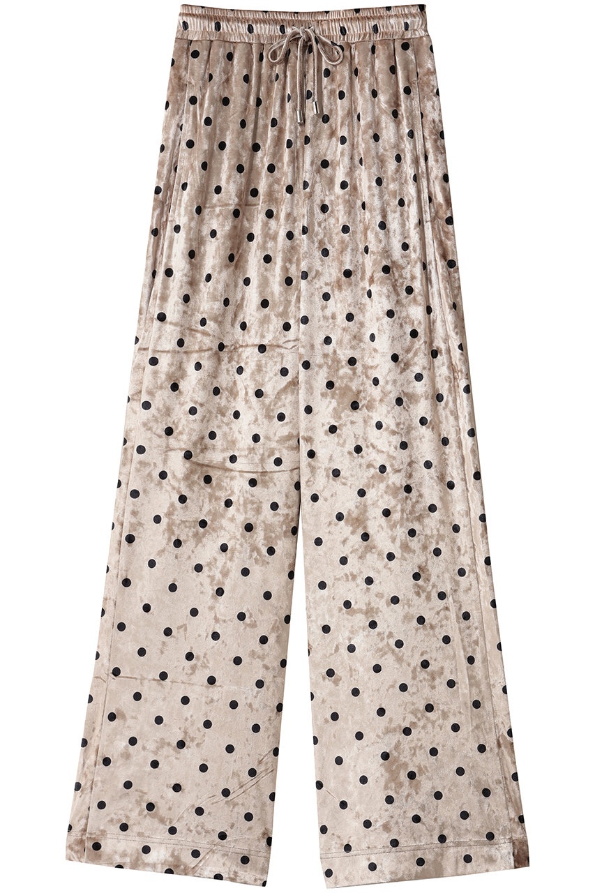 メゾンスペシャル/MAISON SPECIALのMulti Fabric Velour Easy Pants/マルチファブリックベロアイージーパンツ(IVR(アイボリー)/21252465218)