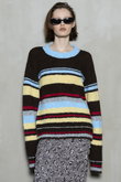 Multi-border Knit Top/マルチボーダーニットトップ
