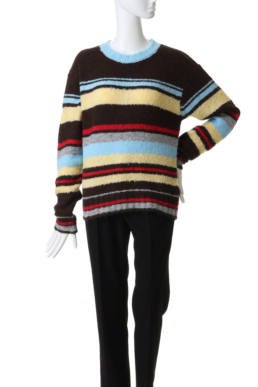 MAISON SPECIAL(メゾンスペシャル)｜Multi-border Knit Top/マルチ