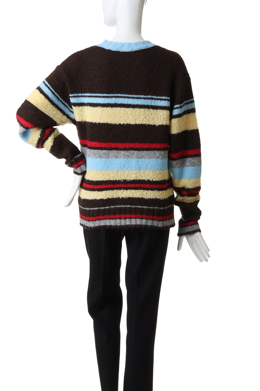 MAISON SPECIAL(メゾンスペシャル)｜Multi-border Knit Top/マルチ