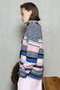 Multi-border Knit Top/マルチボーダーニットトップ メゾンスペシャル/MAISON SPECIAL