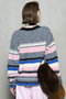Multi-border Knit Top/マルチボーダーニットトップ メゾンスペシャル/MAISON SPECIAL