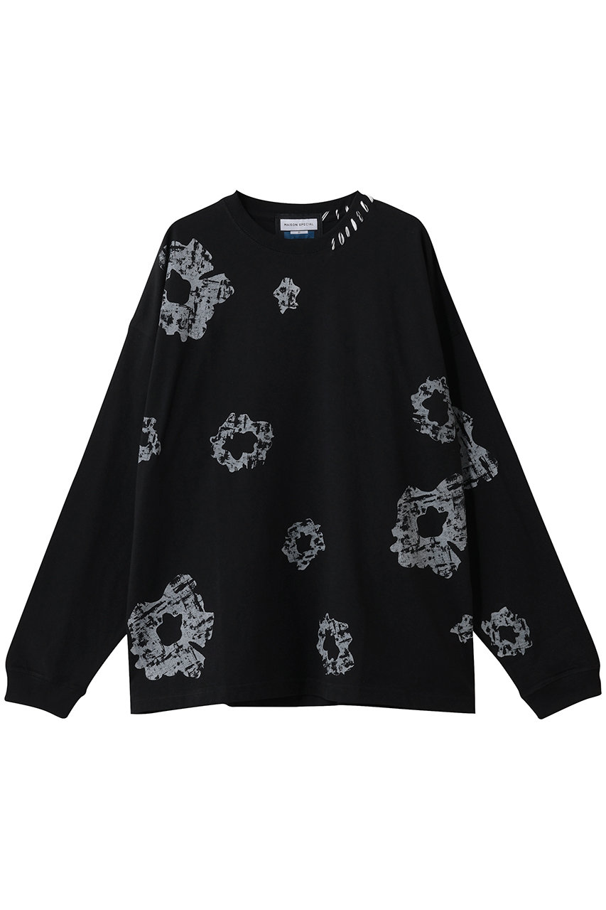 メゾンスペシャル/MAISON SPECIALの【UNISEX】ニュアンスグラフィック ハンドステッチ L/S TEE(MLT6(マルチカラー6)/11252411203)