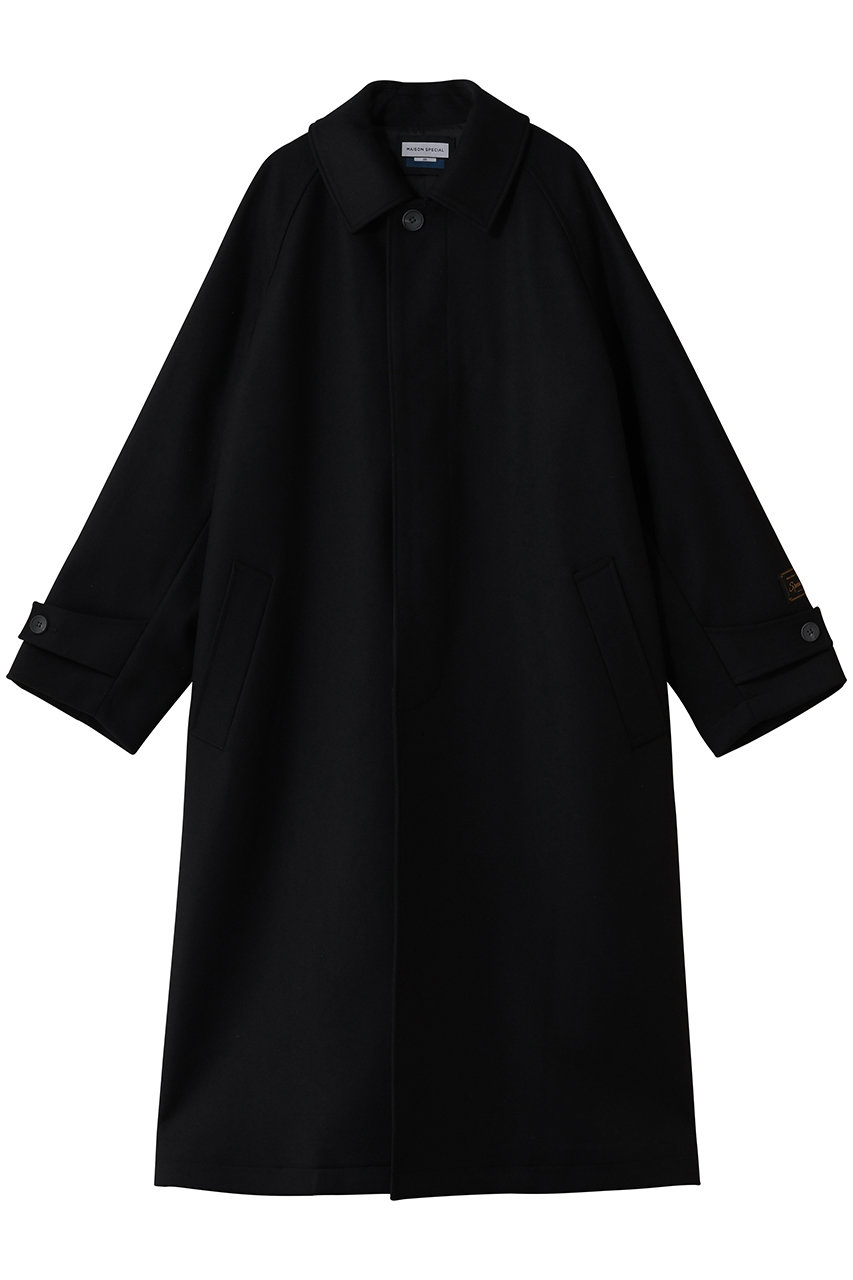 メゾンスペシャル　コート　黒　01 MAISON SPECIAL 「MAISON SPECIAL」 ステンカラーコート 1 ダーク