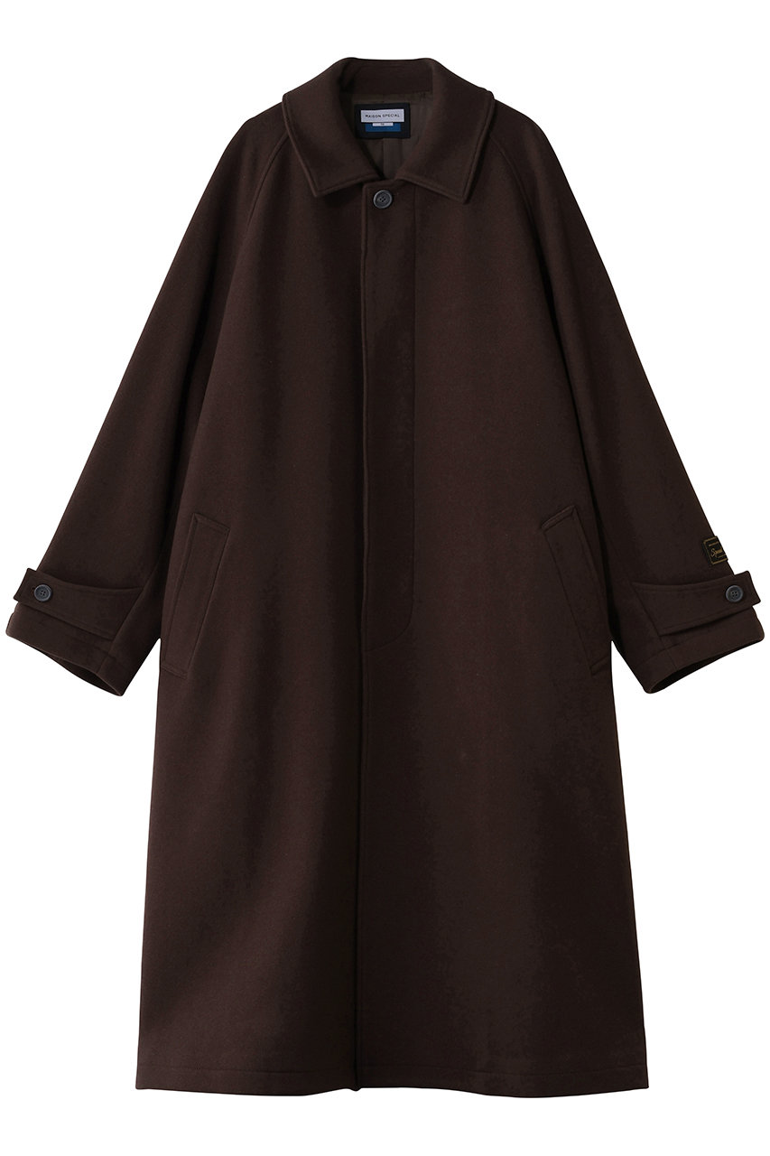 メゾンスペシャル/MAISON SPECIALの【UNISEX】S170メルトンステンカラーコート(G.BGE(グレーベージュ)/11232161201)