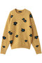 Many Flower Knit Pullover/メニーフラワーニットプルオーバー メゾンスペシャル/MAISON SPECIAL YEL(イエロー)