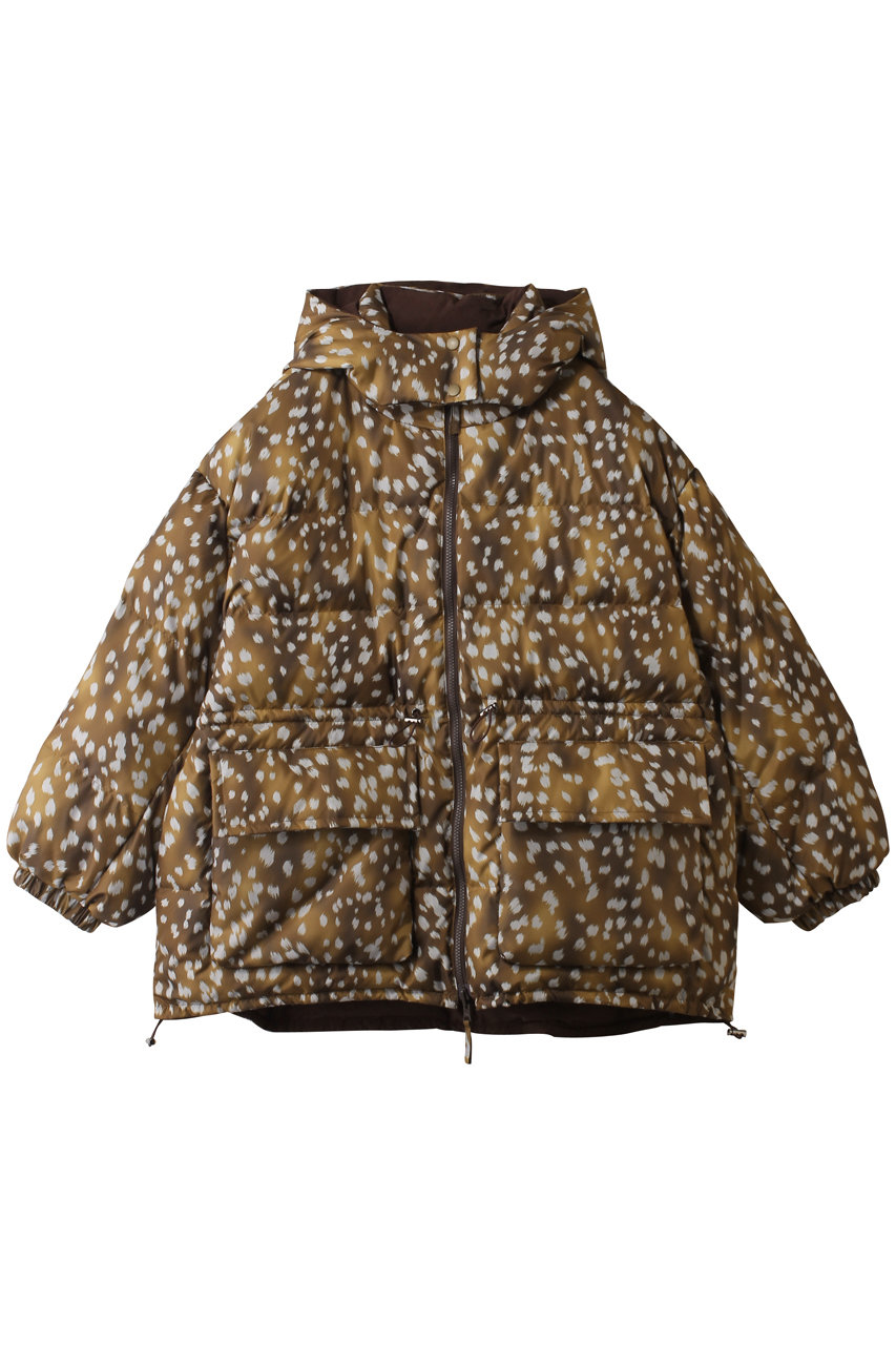 メゾンスペシャル/MAISON SPECIALのReversible Printed Down Coat/リバーシブルプリントダウン(BRN(ブラウン)/21252215807)