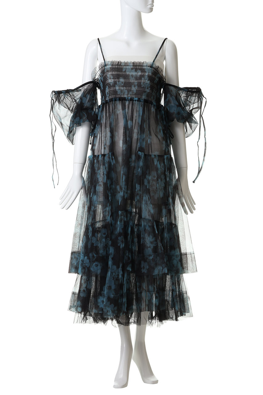 MAISON SPECIAL(メゾンスペシャル)｜2-way tulle Volume Flower Print