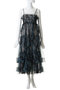 2-way tulle Volume Flower Print Camisole Dress/2WAYチュールボリュームフラワープリントキャミワンピース メゾンスペシャル/MAISON SPECIAL